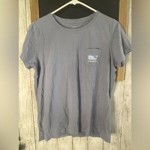 Women’s Vineyard Vines Patchwork Whale Fill Pocket S Gray Heather 383